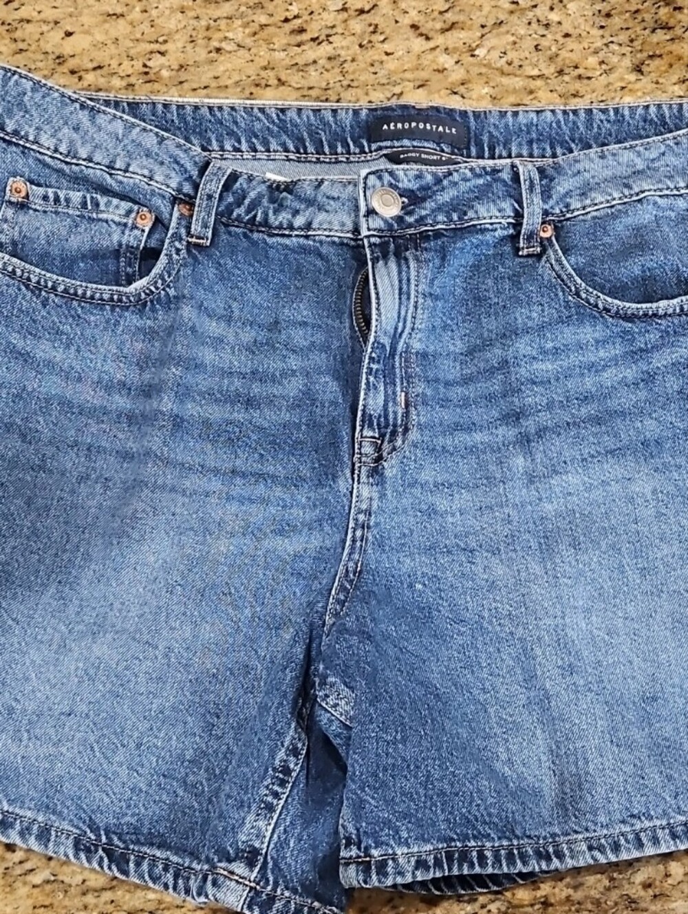 Aeropostale Baggy Blue Denim Shorts 16